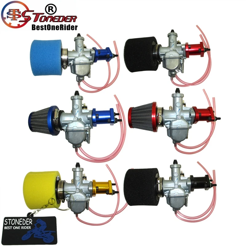 STONEDER VM22-3847 Carburetor Mainfold Air Filter Kit For Predator 212cc Honda GX200 Mini Bike Go Kart 196cc Clone Engine