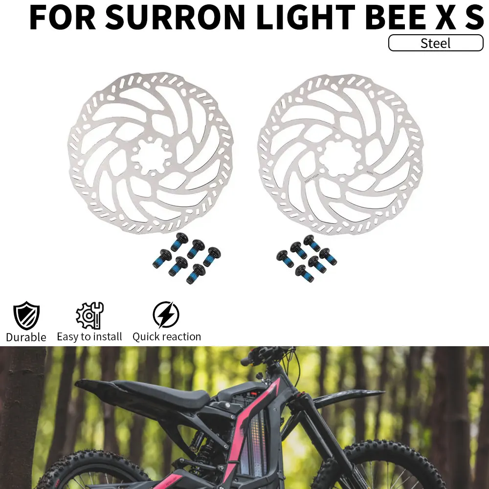 

Motorcycle Front Rear Brake Discs For Sur-Ron Sur Ron Surron Light Bee X S Off-Road Electric Vehicle