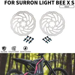 Motorcycle Front Rear Brake Discs For Sur-Ron Sur Ron Surron Light Bee X S Off-Road Electric Vehicle