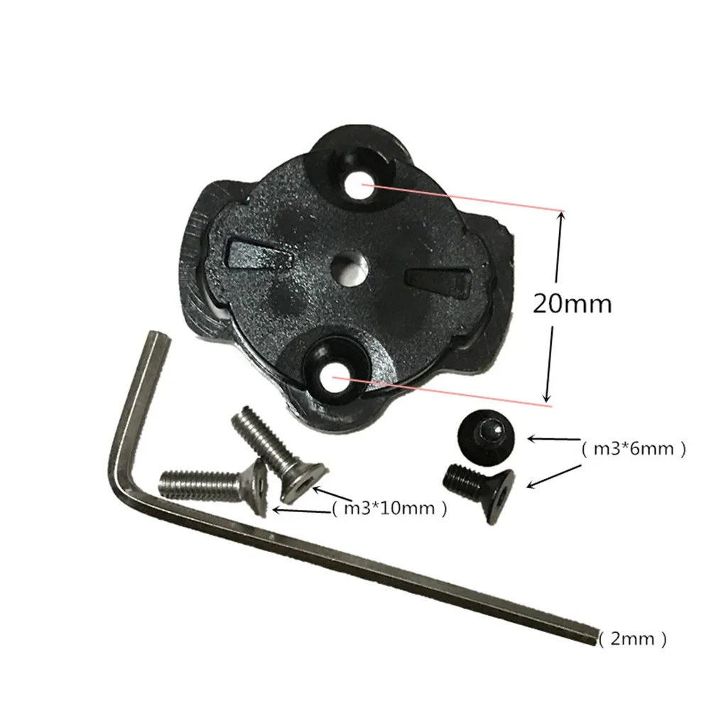 Bike Computer Mounting Bracket Adapter Supporting For Garmin And Cameras On For Flashlight Style Handlebar Mount Systems