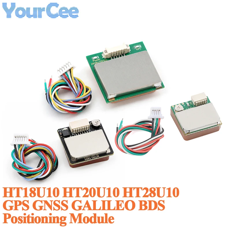 HT18U10 HT20U10 HT28U10 GPS GLONASS Galileo BDS Positioning Module GNSS Satellite Navigation Compass FPV Drone Flight Controller