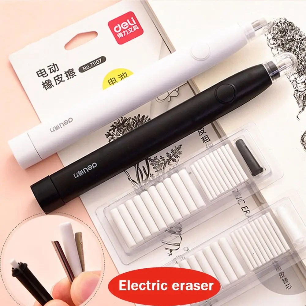 

Sketch Pencil Automatic Rubber Office Electric Eraser Stationery School Supplies Correction Supplies