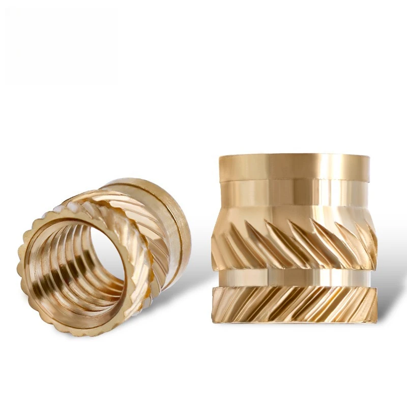 M2 M3 Brass Insert Nut Hot Melt Heat Knurled Embed Injection Copper Insertnut 3D Print Plastic Board Nuts Inserts