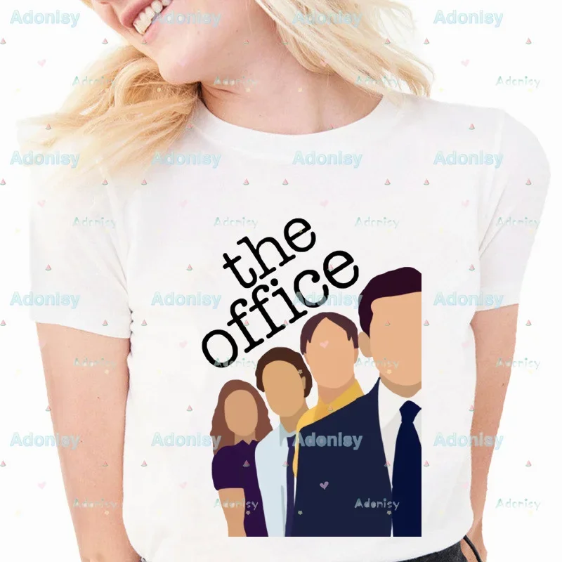 The Office Dunder Mifflin ute Tv Show Scranton Harajuku Style t-shirt da donna Top Casual Fashion Top t-shirt femminili