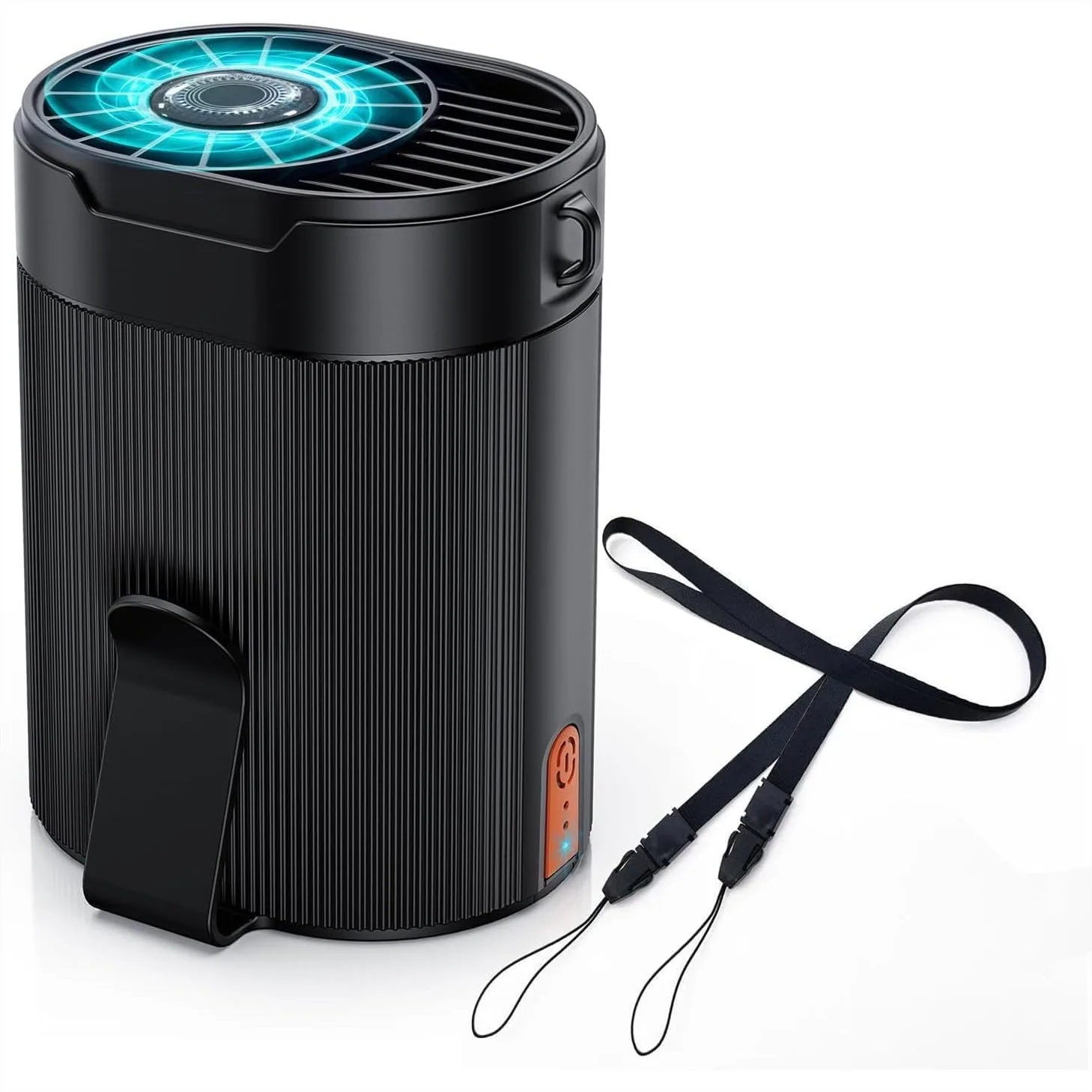 

Portable Waist Fan Rechargeable with 25H Runtime, Mini Clip on Personal Body Cooling Fan for Hot Weather Camping Outdoor
