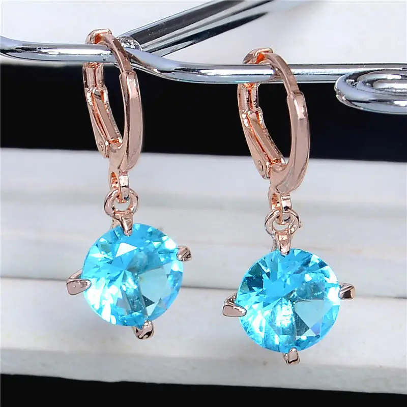 New 925 Sterling Silver Stud Earrings Multi Colored Shiny Ear Buckles Trendy Elegant Jewelry Ideal For Women And Party Occasions