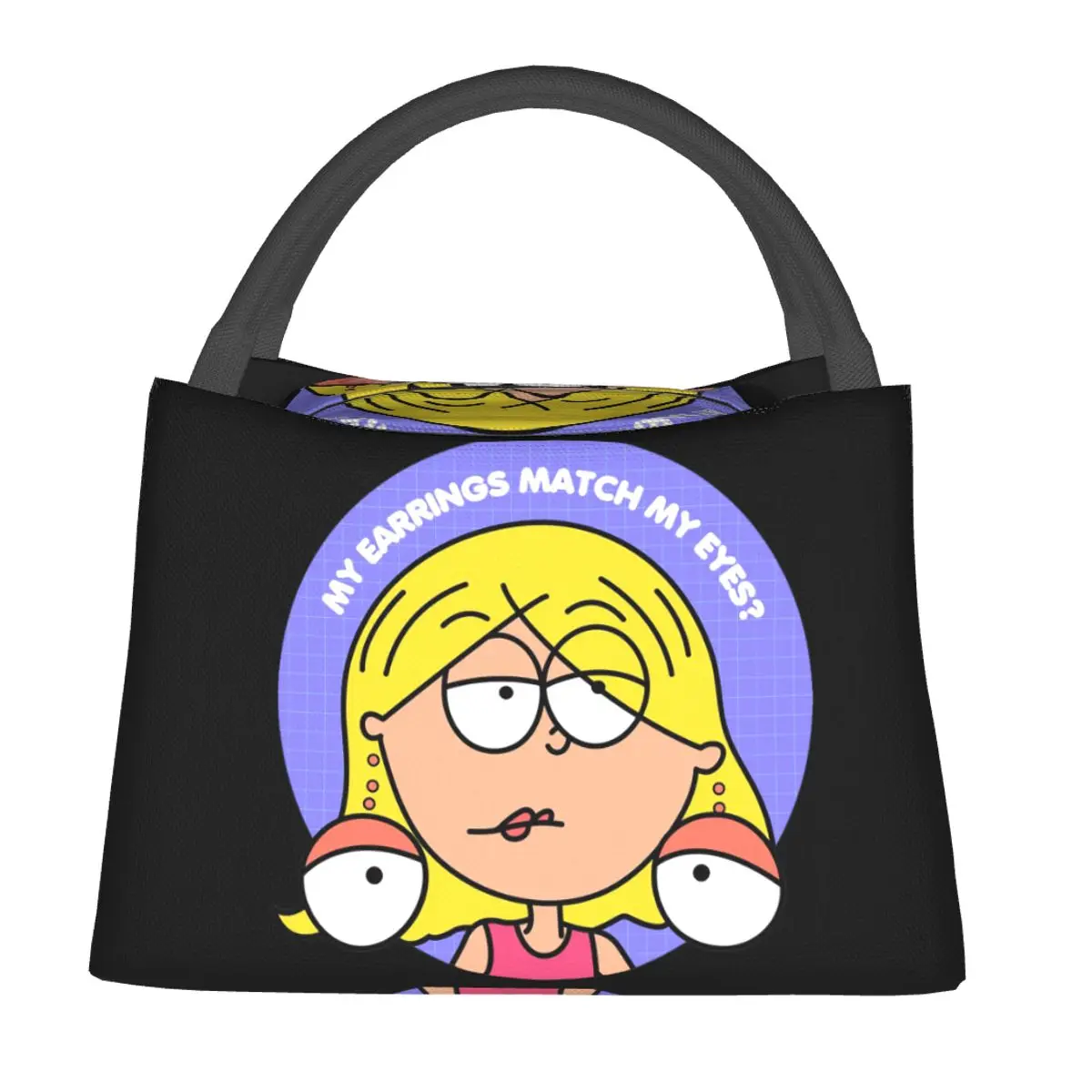 Lizzie Mcguire Lunch Bags Insulated Bento Box Portable Lunch Tote Resuable Picnic Bags Cooler Thermal Bag for Woman Student