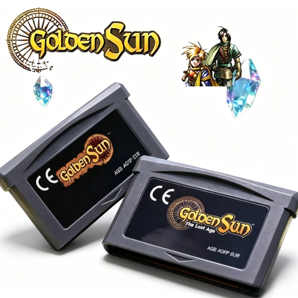 Golden Sun GBA 32-Bit-Videospielkarte The Lost Age Cartridge für GBA SP NDS NDSL Englische Konsole – Geburtstags- und Feiertagsgeschenk