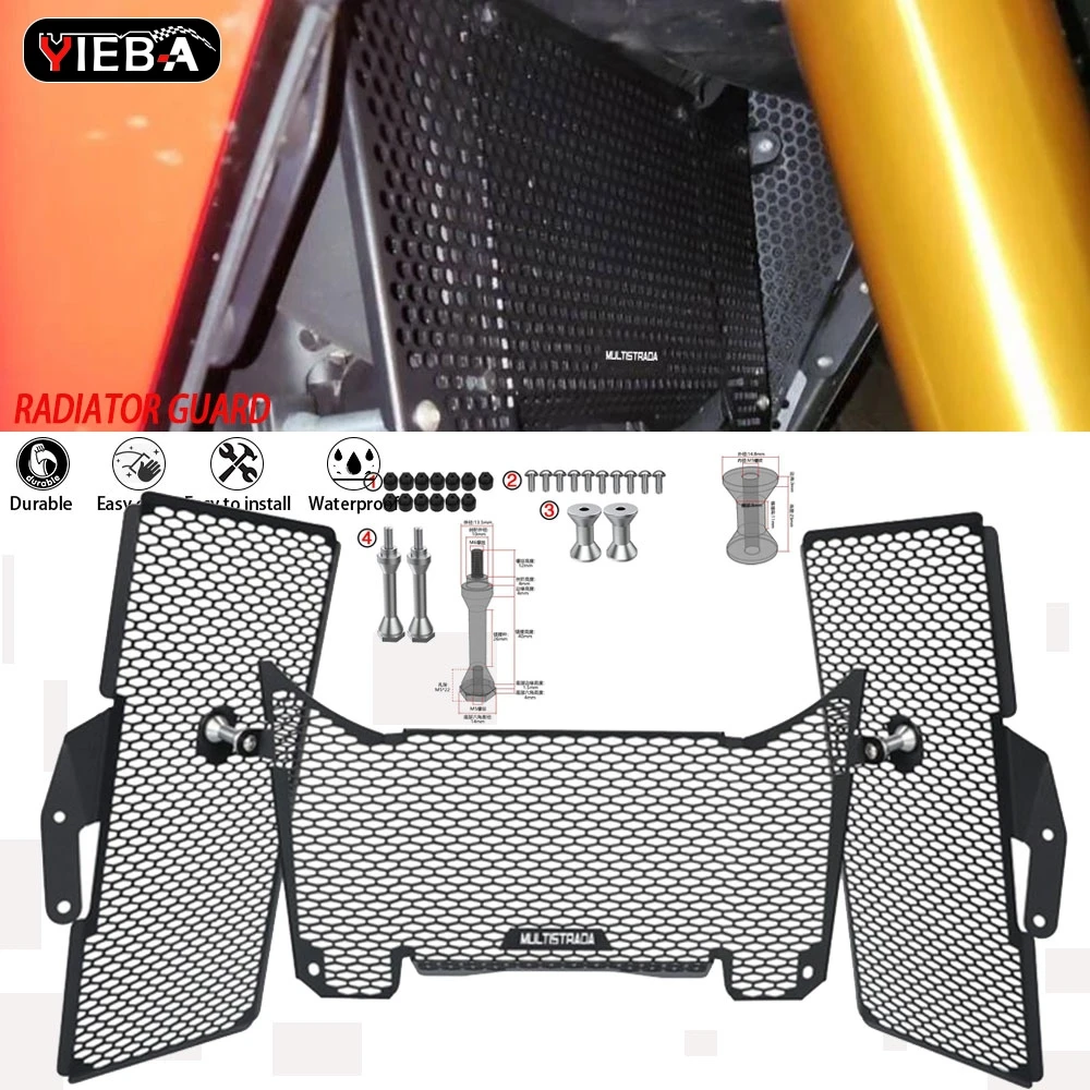

FOR Ducati Multistrada V4 S V4S Sport Pikes Peak 2021 2022 2023 2024 MultistradaV4 2025 Radiator Guard Grille Cover Protector