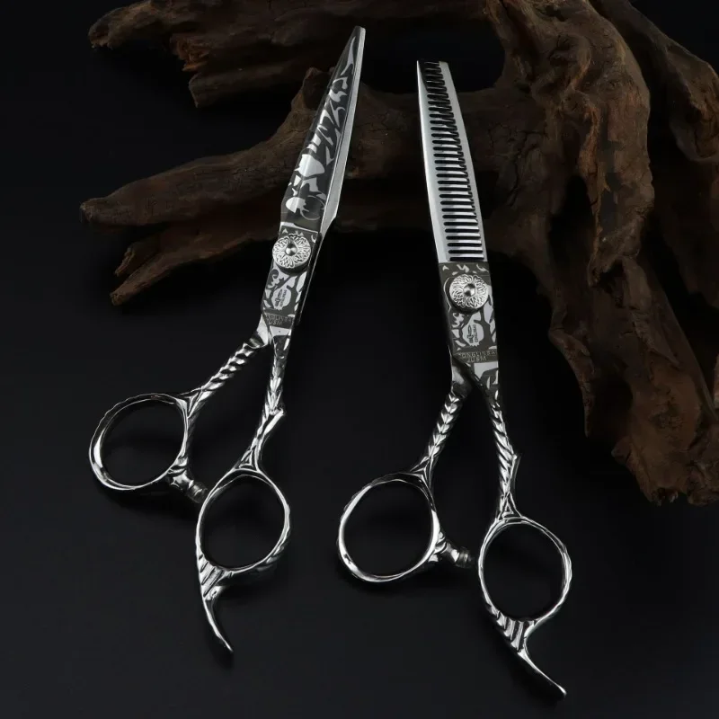 5.5/6/6.5/7/7.5/8/9 Inch Professional Hairdressing Scissors Barbershop Hair Cutting Shears Barber Thinning Japan Hair Scissors