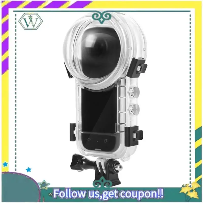 

NEW Dive Case For Insta360 X4 50M Waterproof Housing Underwater Protector Fully Cover Diving Shell Camera Accessories