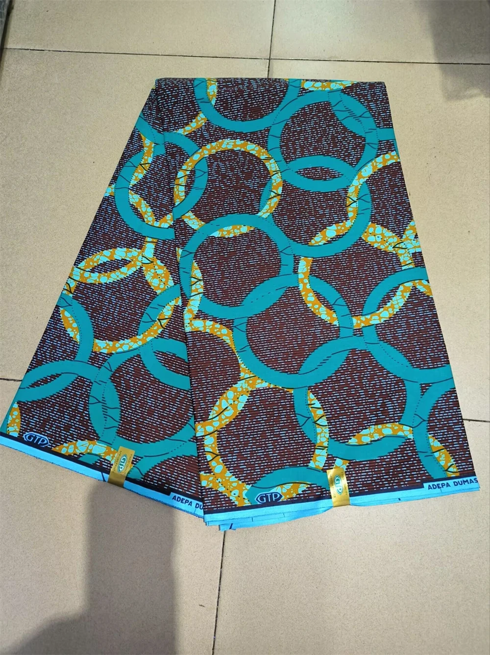 

Настоящая восковая ткань, африканский воск Анкара, хлопковый воск, высококачественная восковая ткань с принтом для женщин, платье, 6 ярдов