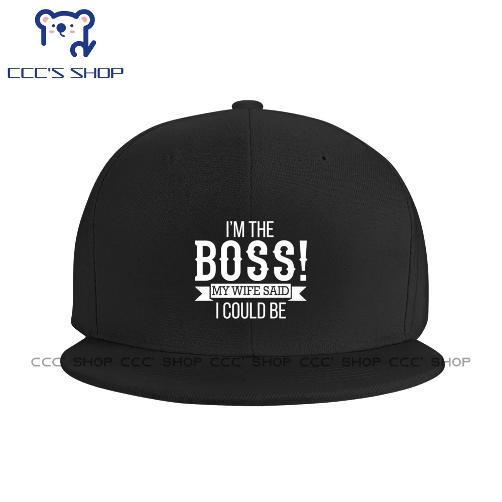 I\'m The Boss! My Wife Said I Could Be - Husband T  Baseball cap Snapback Caps Knitted Hat