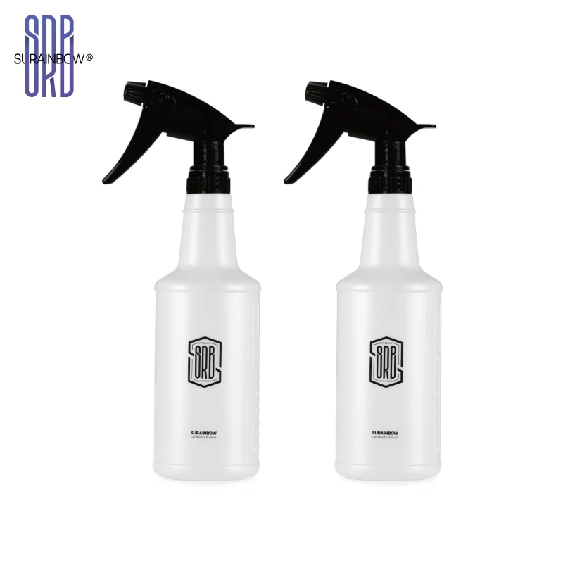 Auto Ultrafijne watermist Cilindrische spuitfles HDPE Chemisch bestendige spray Auto Wash Gieter, Heavy Duty spuitfles