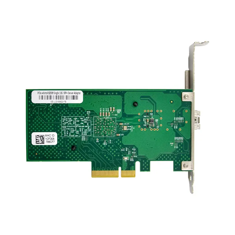 Imagem -06 - Placa de Rede 10 Gigabit Pcie para Servidor Intel 82599 Fibra Óptica Adaptador Desktop Pci-e x4 x8 Lan Sfp 10gbit