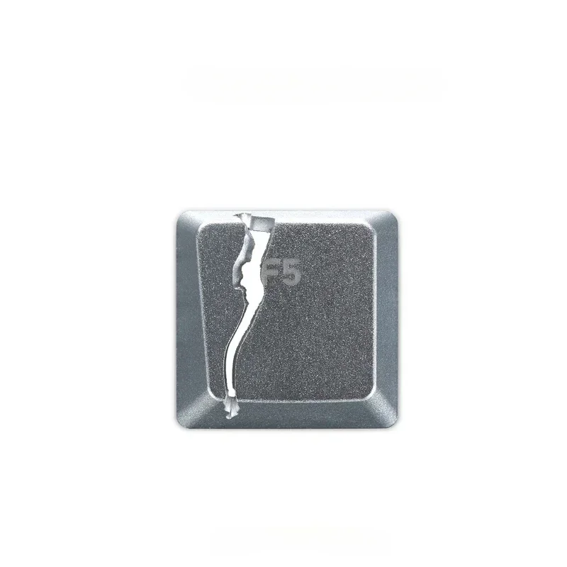 F5 Cracked Artisan Keycap 알루미늄 반투명 기계식 키보드 키 캡 Zomo Personalizes Keycap