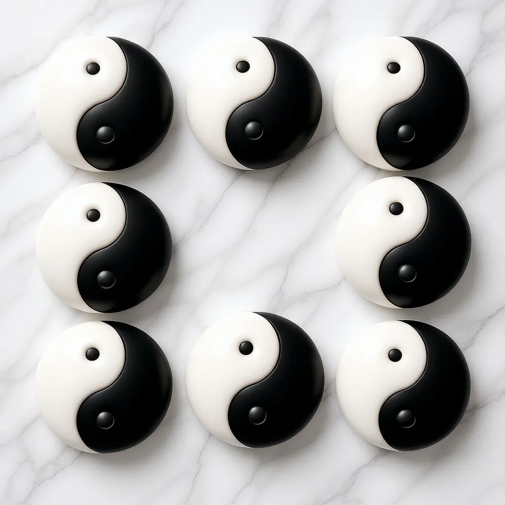 

8Pcs Tennis Racket Silicone Dampeners Tai Chi Design Shock Absorbers Cushion Vibration Tennis Racket Supplies Stable