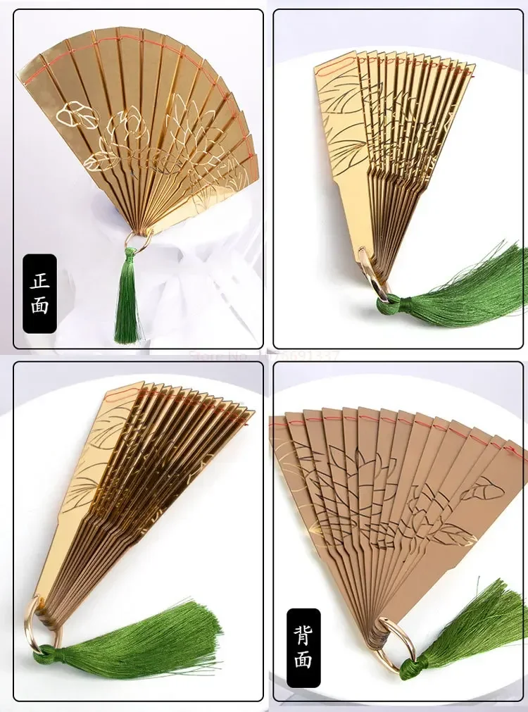 

In stock Demon Slayer Douma Cosplay Chinese Folding Fan Japanese Pattern Art Craft Gift Home Decoration Ornaments Dance Hand Fan