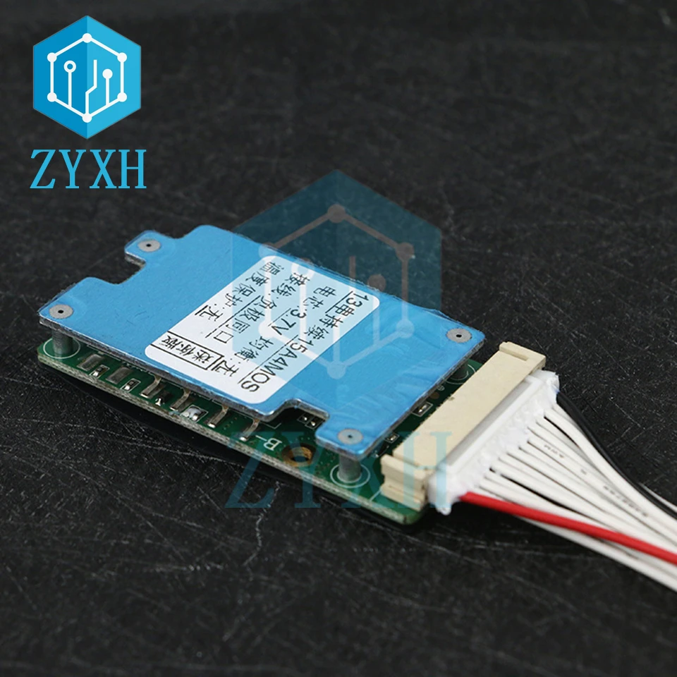 BMS 13S 48V 15A 20A akumulator litowo-jonowy 18650 akumulatory rozładowania ładunku płyta ochronna wspólne/oddzielny Port 2-in-1 PCB PCM dla Ebike