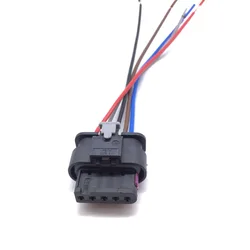 1PCS Mass Air Flow Maf Sensor Meter Plug Pigtail Connector Wire For Skoda VW Eos Golf Jetta Passat Audi A3 A4 A5 Seat 06J906461D