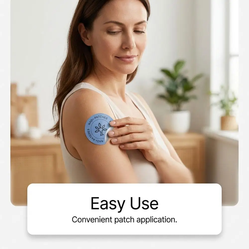 NAD+ Patches for Anti Aging Longevity and Cellular Repair Lightweight Breathable Comfortable Body Skin Care Patches