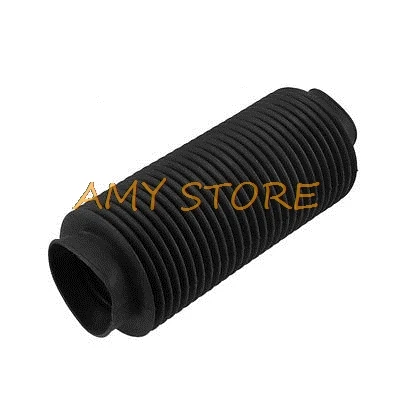 Black Rubber Corrugated Bellows - Flexible Machinery Sleeves In Multiple Inner Diameter Sizes