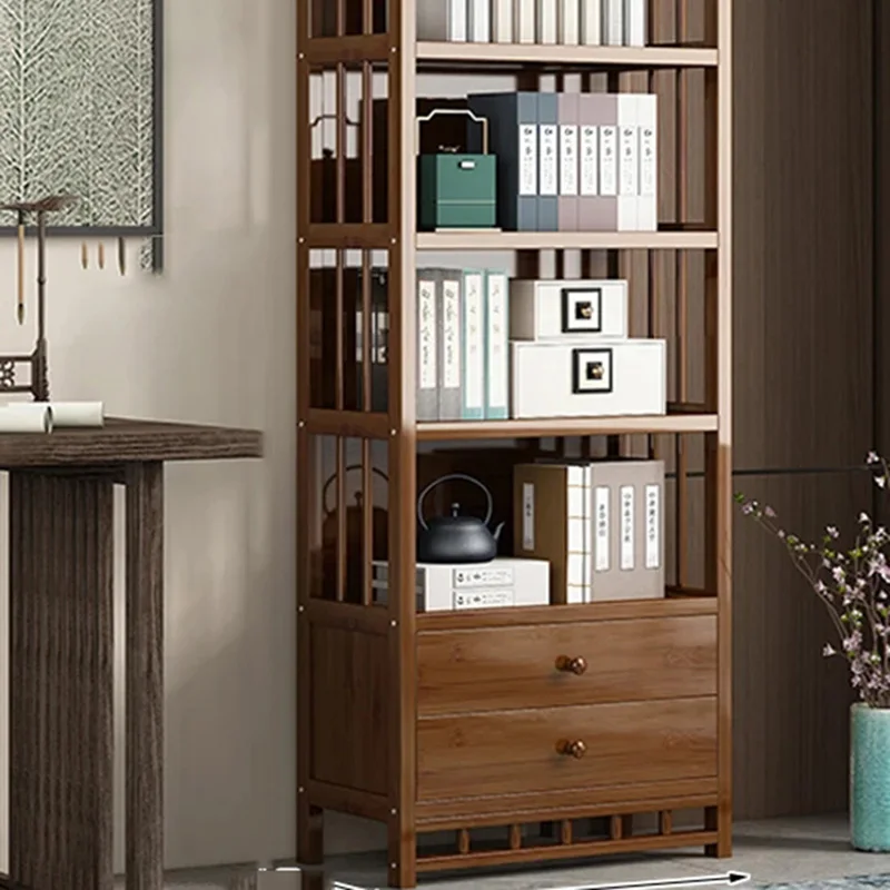 

Mid Century Doors Bookcase Bibliotheque Display Mobile Storage Bookshelf Industrial Books Estante Para Livros Modular Furniture