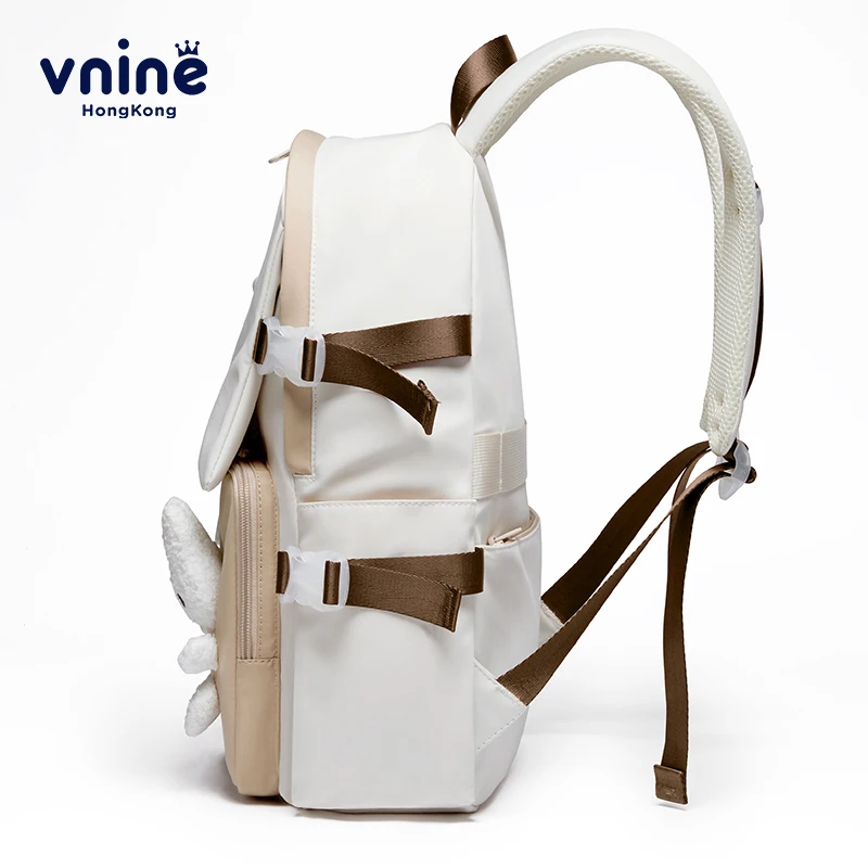 V.NINE Middle School Backpack Girls Cute School Bags Korean Style Teen Schoolbag Backpacks with Multiple Pockets 12 to 14 years