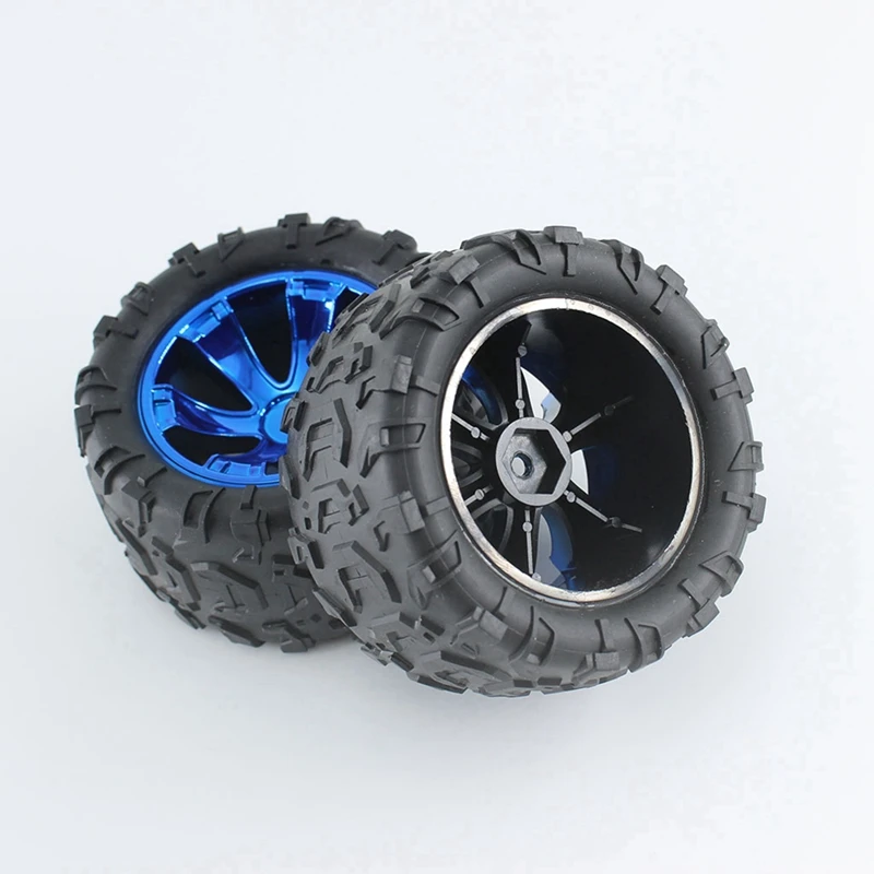 2Pcs Remote Control Car Tire Parts For Wltoys 144018 Left Tire Group Wearing Parts Tire