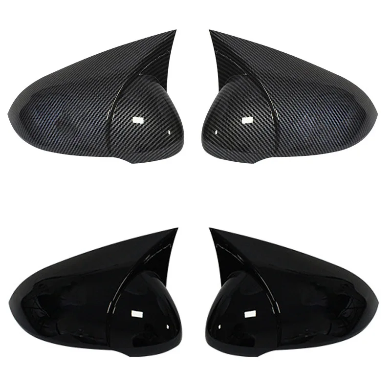 ل17-19 فولكس فاجن ماجوتان B8 عكس غطاء مرآة ، غطاء مرآة الرؤية الخلفية على شكل قرن ، لاصق الديكور الخارجي #3