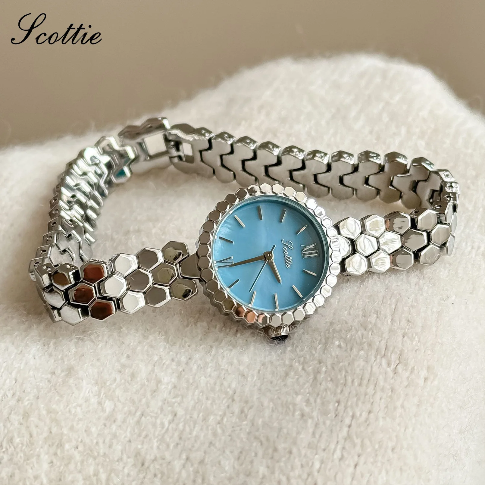 Jam Tangan Wanita Elegan Jam Tangan Rose Gold Gelang Jam Tangan Wanita Kecil, Hadiah Untuk Wanita, Jam Tangan Wanita Berkualitas Tinggi.