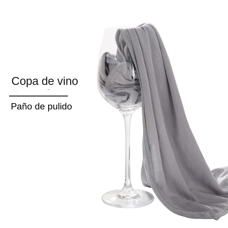Toalla de cocina de 5 Uds para secar vasos de vino productos de limpieza para el hogar paño de microfibra toallitas para secar platos paño de cocina sueco trapos fregona toalla de mano toallitas limpia gafas