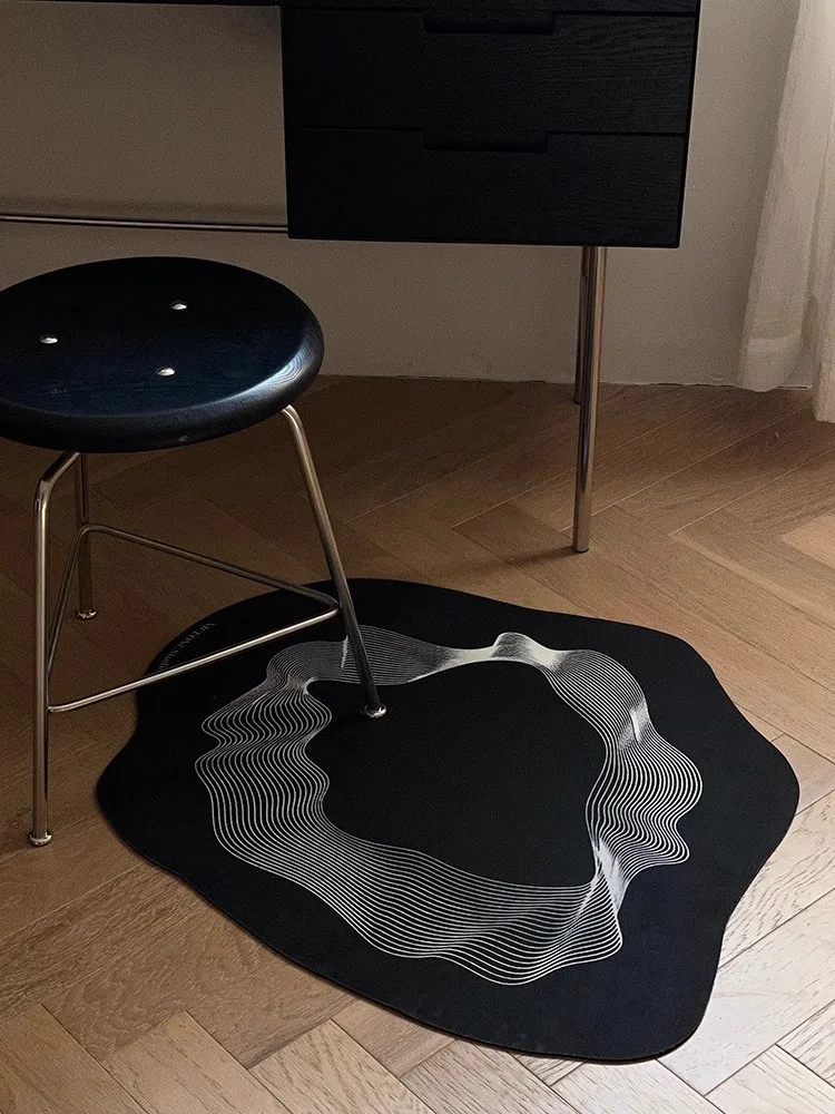 

Advanced Home Use Bathroom Anti Slip Absorb water Carpet Living Room Light luxury Personality Soft Diatom Mud Foyer Floor Mat