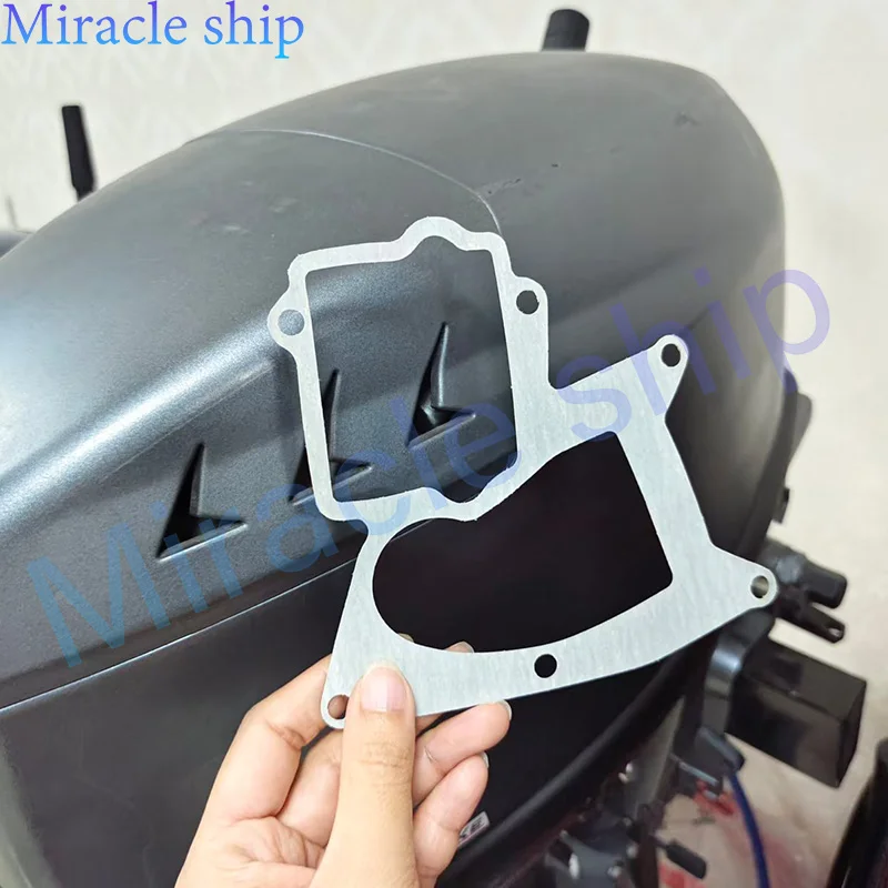 

6F5-13645-A1 Прокладка коллектора 1 для подвесного мотора Yamaha, 2-тактный, 40 л.с. 6F5-1364 6F5-13645-A0 6F5-13645-00, детали лодочного двигателя