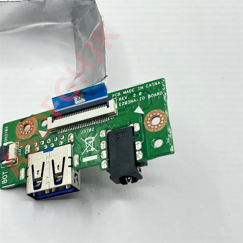 Original fit for ASUS E203NA audio headphone IO USB BOARD small board E203NA IO  REV 2.0 with cable 100% test OK