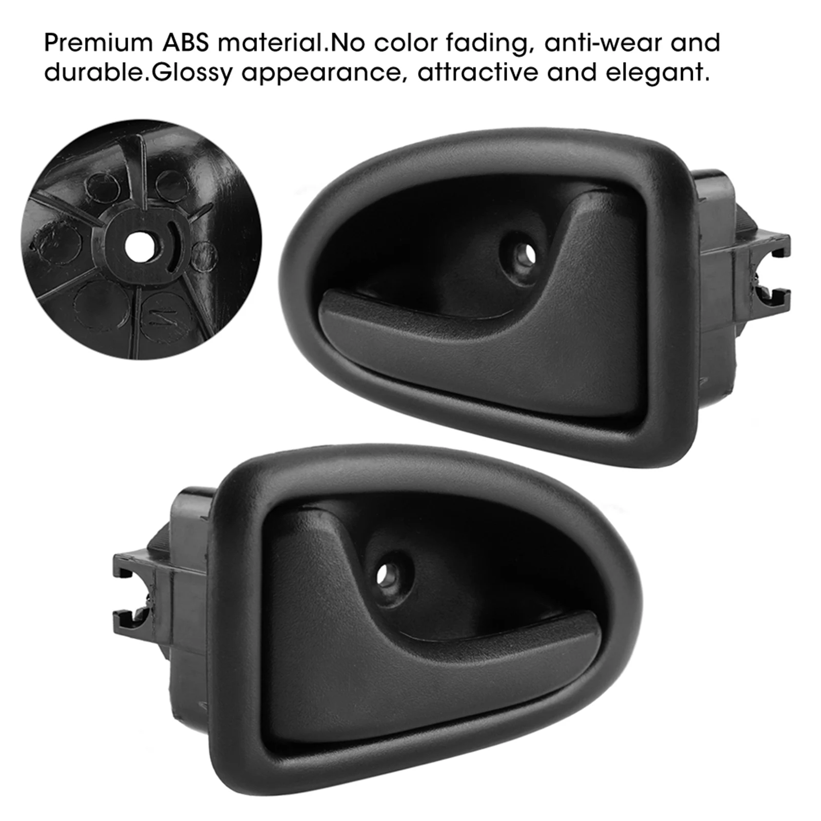 باب السيارة الداخلي ، وعاء تزيين أسود ، مقبض ، مناسب لـ CLIO ، ذات المناظر الخلابة ، TRAFIC