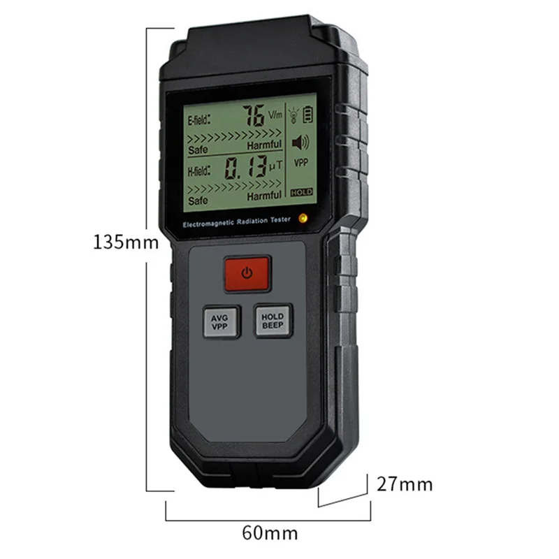 A20F-testeur de rayonnement électromagnétique testeur de rayonnement nucléaire extérieur domestique détecteur de rayonnement électromagnétique