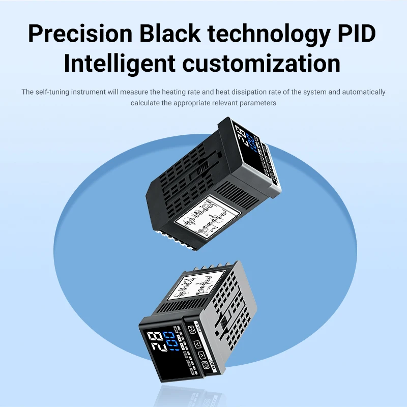 Digital PID Intelligent Temperature Controller YH6-AK1220/BK1220/DK1220/EK1220 SSR Relay Dual Output 4-20mA Thermoregulator