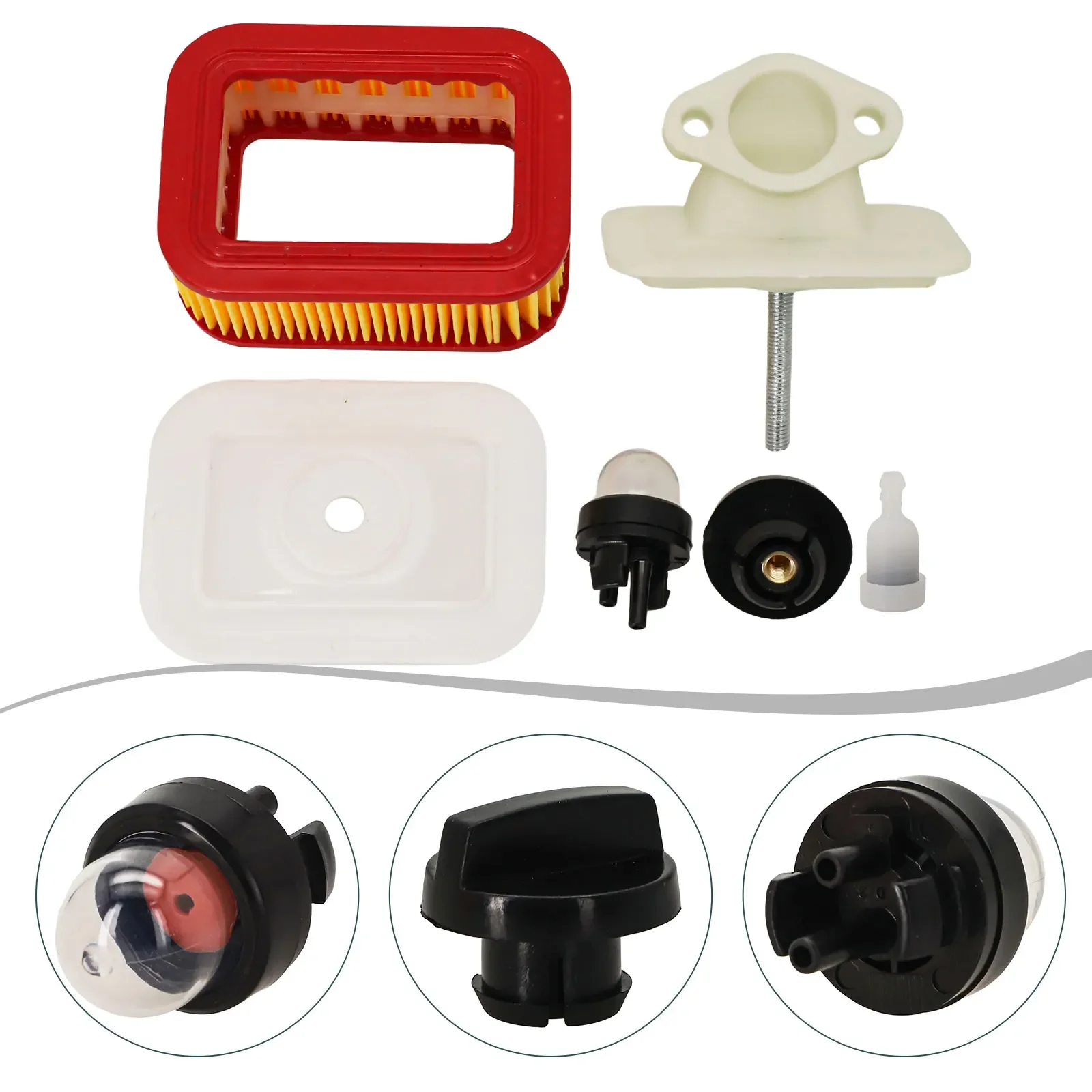 

Комплект оптимизации доставки топлива, аксессуар 5200 5800, совместимый комплект воздушного фильтра, набор из шести предметов для моделей бензопил