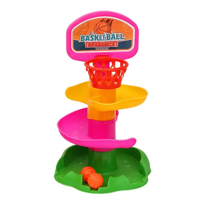 Trilhas de basquete empilhamento jogo engraçado empilhamento trilhas colorido torre jogo criativo interativo crianças brinquedos jogos de tabuleiro