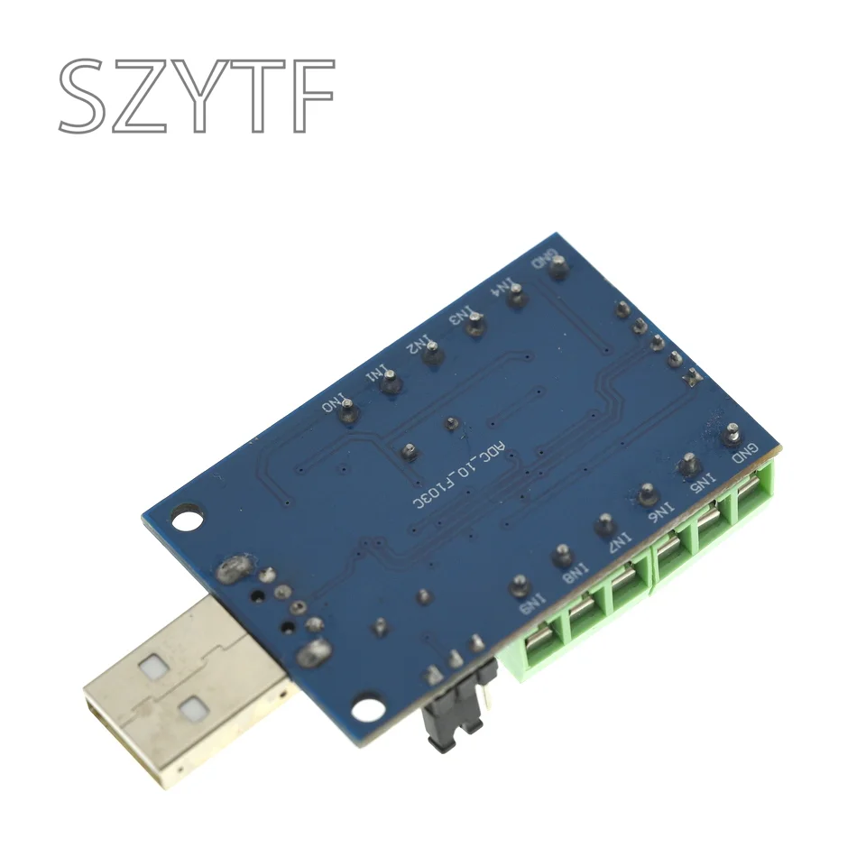 12Bit USB interface channels 10 bit AD sampling ADC data acquisition STM32 UART communication module