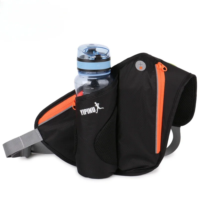 Bolsa para correr, riñonera deportiva, riñonera Unisex, funda de bolsillo para teléfono móvil, gimnasio, ciclismo, senderismo, caminar con bolsas para botellas de agua