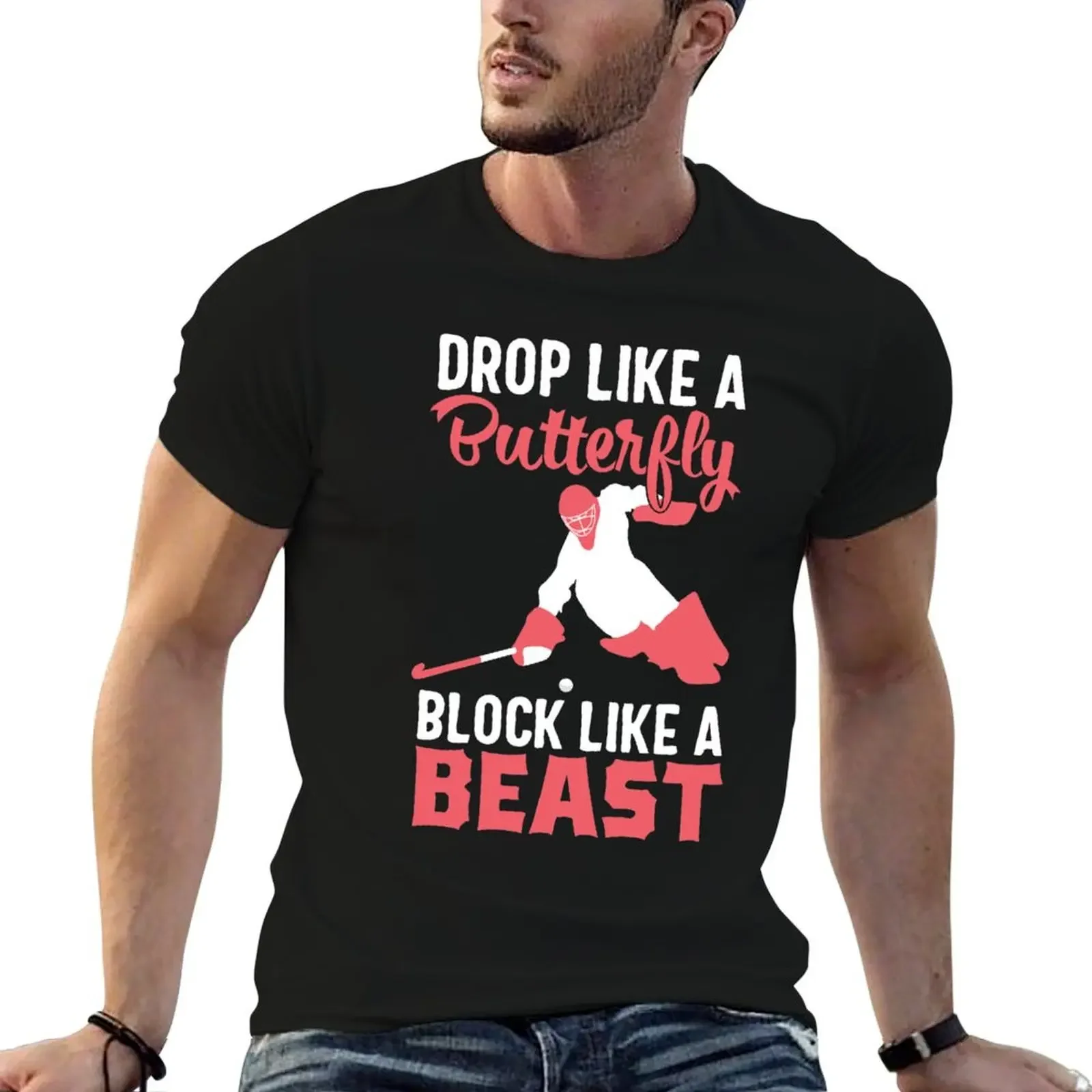 

Field Hockey Goalie Tee Shirt Gifts - Block Like A Beast T-Shirt tops cute clothes fruit of the loom mens t shirts