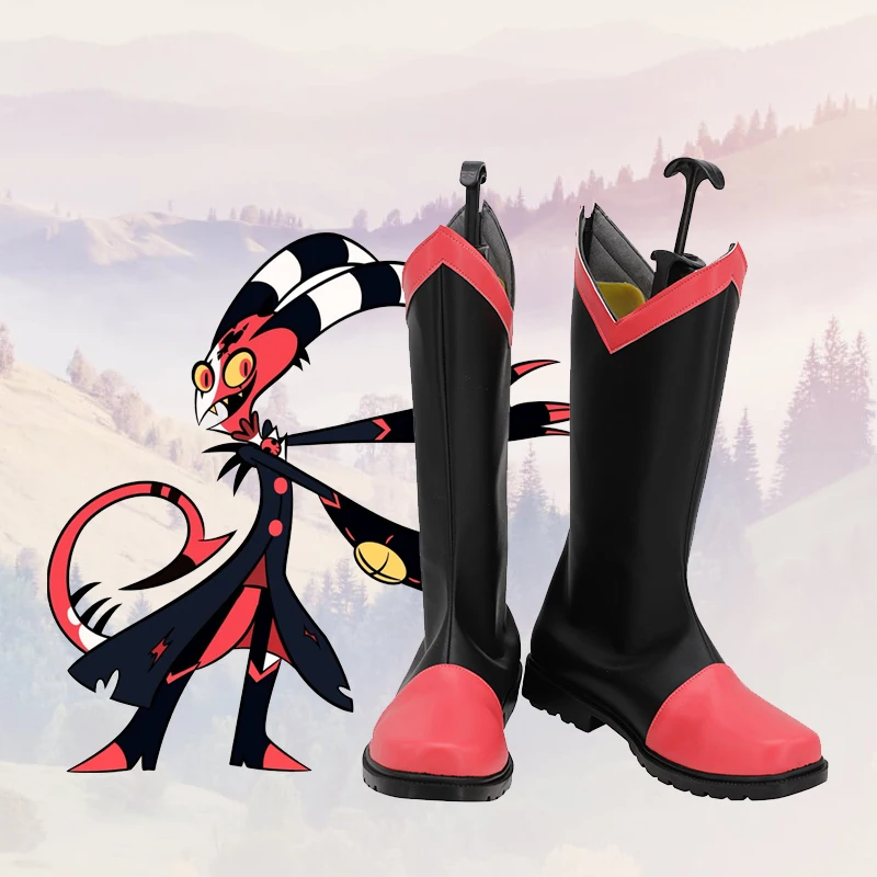 

Helluva Boss Blitzo Cosplay Shoes Boots Halloween Carnival Party Custom Made Boots