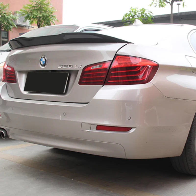 For BMW 5 Seri M5 520i 528i 525i F10 F18 P Gaya 2010-2017 ABS Plastik Dicat Warna Belakang Bagasi Kompartemen Spoiler Sayap Psm