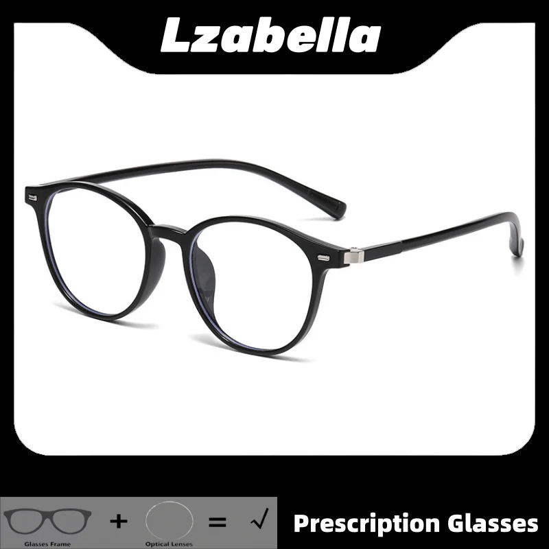 

Circular Optical Prescription Glasses Frame TR90 Ultra Light Comfortable Frame New Multi Focus Prescription Glasses 18088