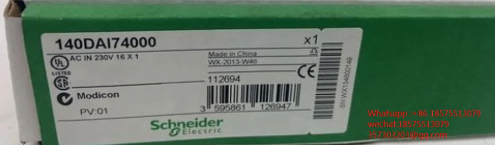 

Schneider Discrete Input Module 140DAI74000 Brand New From Stock