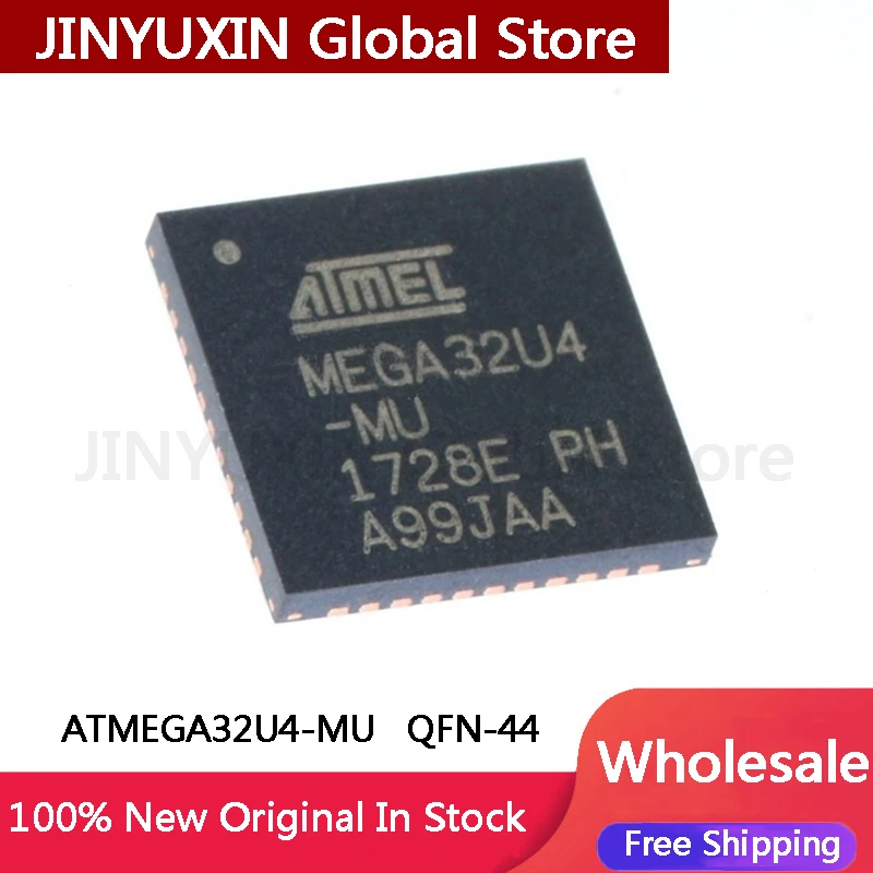 1 sztuka ATMEGA32U4-MU ATMEGA32U4 MEGA32U4 MEGA32U4-MU QFN44 IC Chip w magazynie hurtowym