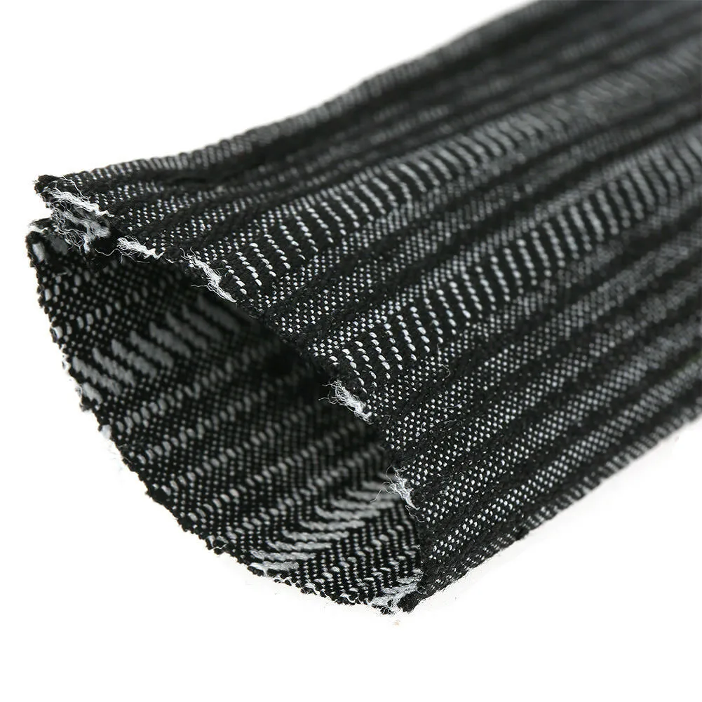 25FT Nylon Protective Sleeve Sheath Cable Cover Welding Tig Torch Hydraulic Hose 100% Brand New And High Quality