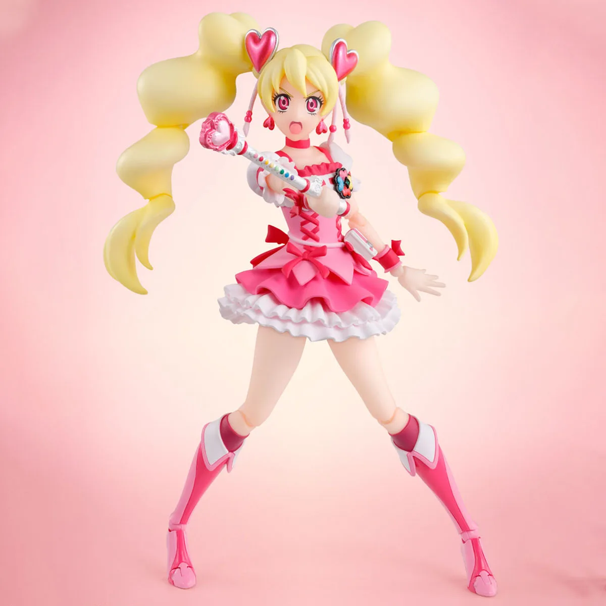 Bandai S.H.Figuarts SHF Cure Peach Precure Character Designer`s Edition Full Action Anime Model Kit Finished Toy Gift For Kids